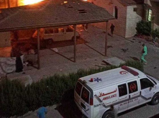 Beweringen Israëlische woordvoerder ontkracht door Palestijnse leider inzake bloedbad in ziekenhuis