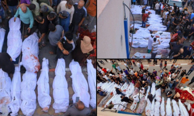 Israëlische raketten en granaten doden honderden Palestijnen in Gaza