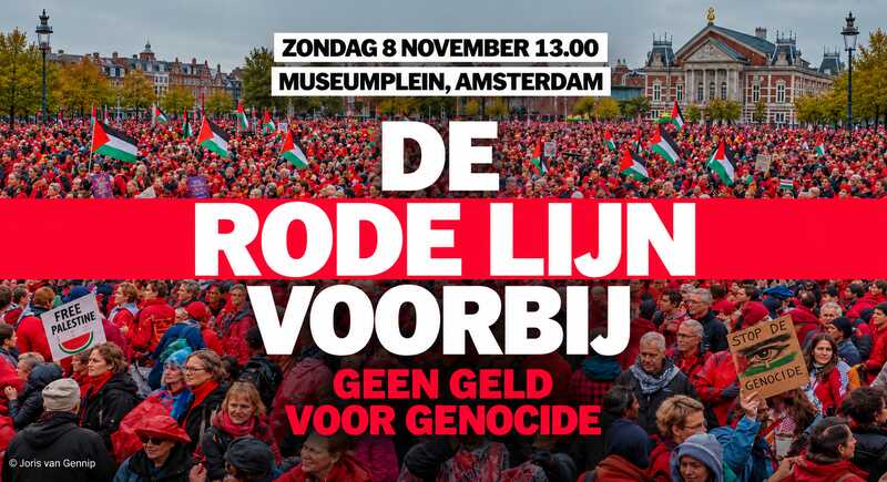 Nieuw groot landelijk protest: De Rode Lijn Voorbij